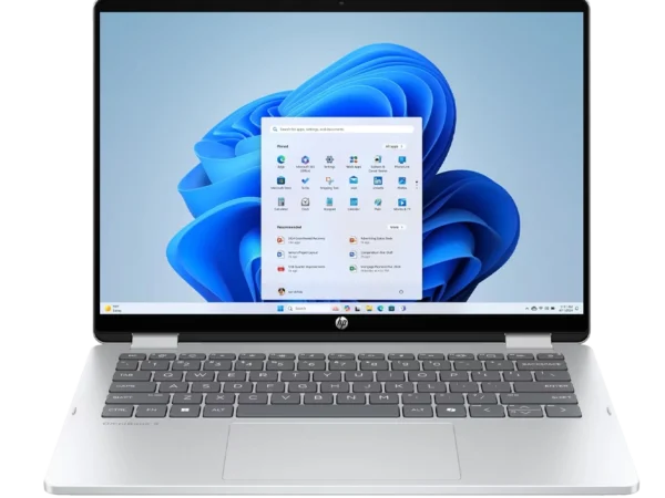 HP OmniBook 5 Flip 14-FP0013 | intel® Core™ 5-120U Processor | 8GB DDR5-5600MHz RAM | 512GB PCIe® 4.0 NVMe™ | 14″ diagonal, 2K | Windows 11 Home