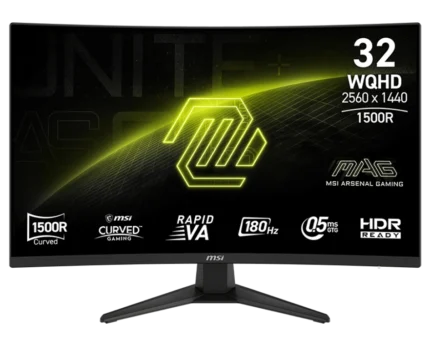 MSI MAG 321CQF E18 32 Inch 2560 x 1440 (WQHD) 180Hz Gaming Monitor