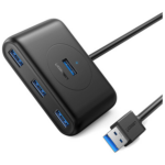 UGREEN 4 – Port USB 3.0 Hub with USB - A Port 0.5 (Black) – 20290