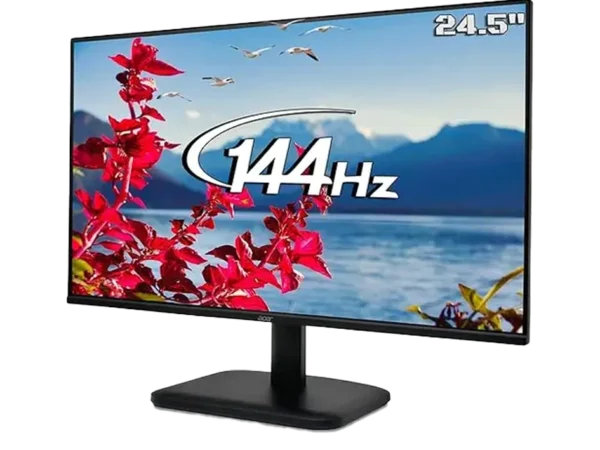 Acer EK251Q P6 24.5 Inch Full HD IPS LED Monitor | 144Hz Refresh Rate | HDMI & VGA | 1ms VRB | AMD FreeSync | ZeroFrame Design