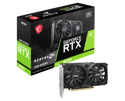 MSI GeForce RTX 3050 VENTUS 2X e 8GB OC GPU