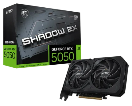 MSI GeForce RTX™ 5050 8GB SHADOW 2X OC Graphics Card