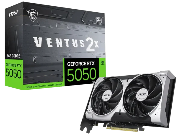 MSI GeForce RTX™ 5050 8G VENTUS 2X OC Graphic Card