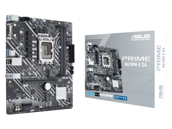 ASUS PRIME H610M-E D4 Motherboard