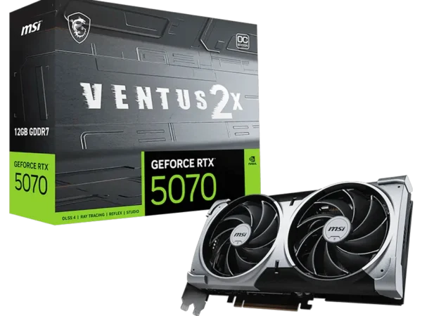 MSI GeForce RTX™ 5070 12GB VENTUS 2X OC Graphic Card