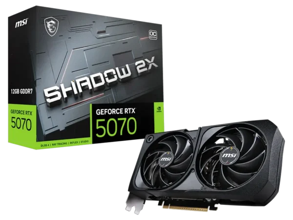 MSI GeForce RTX™ 5070 12GB SHADOW 2X OC Graphic Card