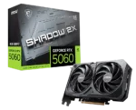MSI GeForce RTX™ 5060Ti 8GB SHADOW 2X OC PLUS Graphic Card