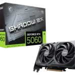 MSI GeForce RTX™ 5060Ti 8GB SHADOW 2X OC PLUS Graphic Card