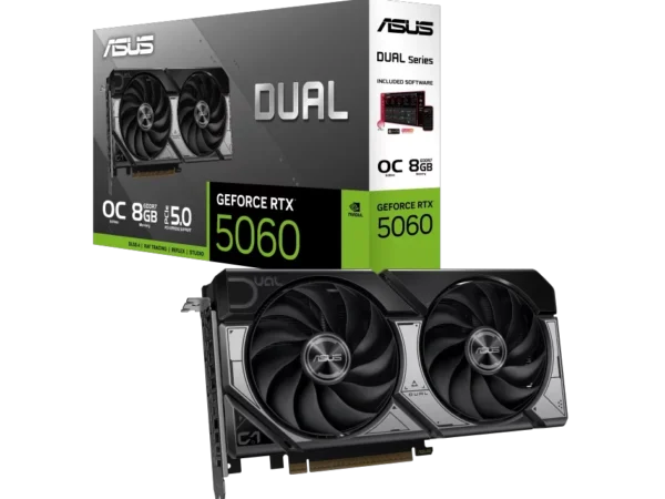 ASUS Dual GeForce RTX™ 5060 8GB GDDR7 OC Edition Graphics Card