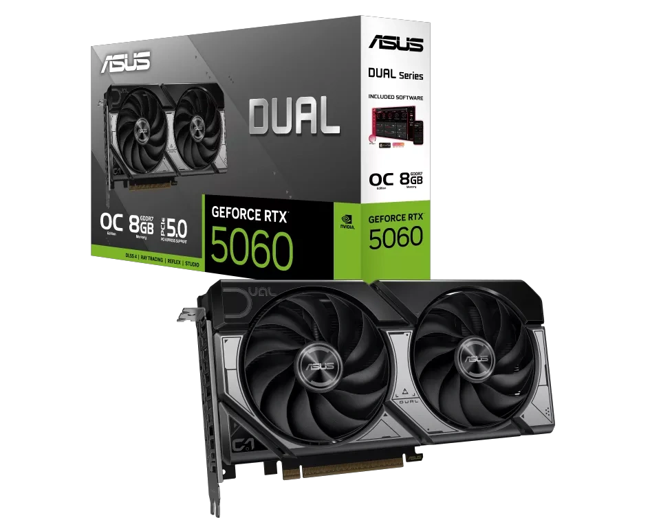 ASUS Dual GeForce RTX™ 5060 8GB GDDR7 OC Edition 1