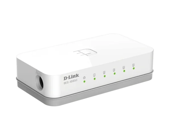 D-LINK 5-Port 10/100 Mbps Unmanaged Desktop Switch