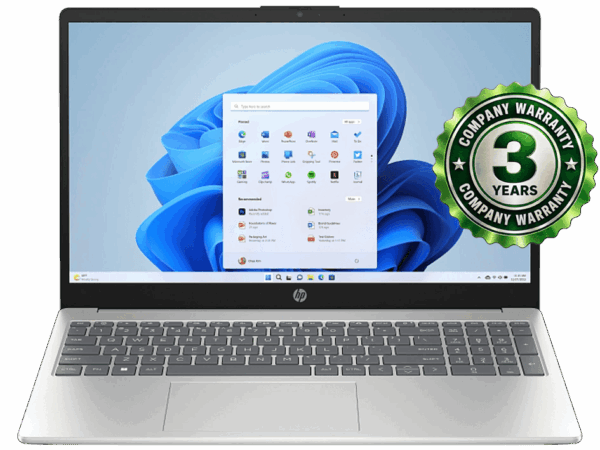 HP 15-fd1319TU Laptop (Intel® Core™ 3 Processor 100U/8GB DDR4 RAM/512GB NVMe SSD/15.6″ FHD Display/Windows 11 Home)