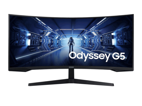SAMSUNG 34" Odyssey G5 G55T Ultra WQHD 165Hz Curved Gaming Monitor