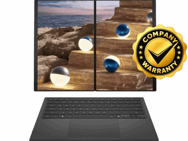 ASUS ZenBook DUO UX8407-SN152WS(Intel® Core™ Ultra 9 386H Processor/32GB LPDDR5X RAM/1TB NVMe PCIe 4.0 SSD/Dual 14-Inch 3K OLED Touch Displays/Windows 11 Home)