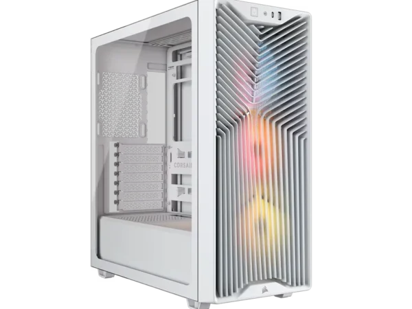 CORSAIR 3200D RS ARGB Mid-Tower PC Case – White
