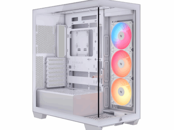 CORSAIR 3500X RS-R ARGB Mid-Tower PC Case – White